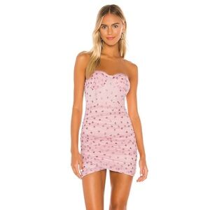 Revolve Glitter Heart Dress